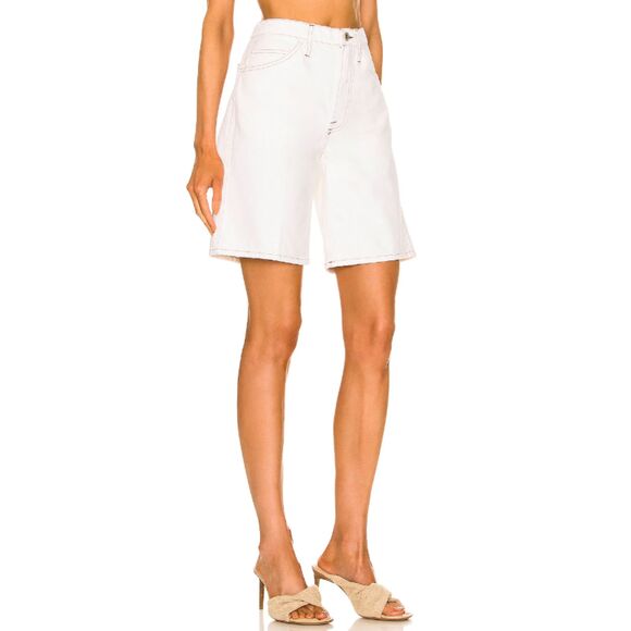 Frame Women's Le Italien LIBSH728 Size 30 Blanc Bermuda Short NWT - Picture 3 of 12